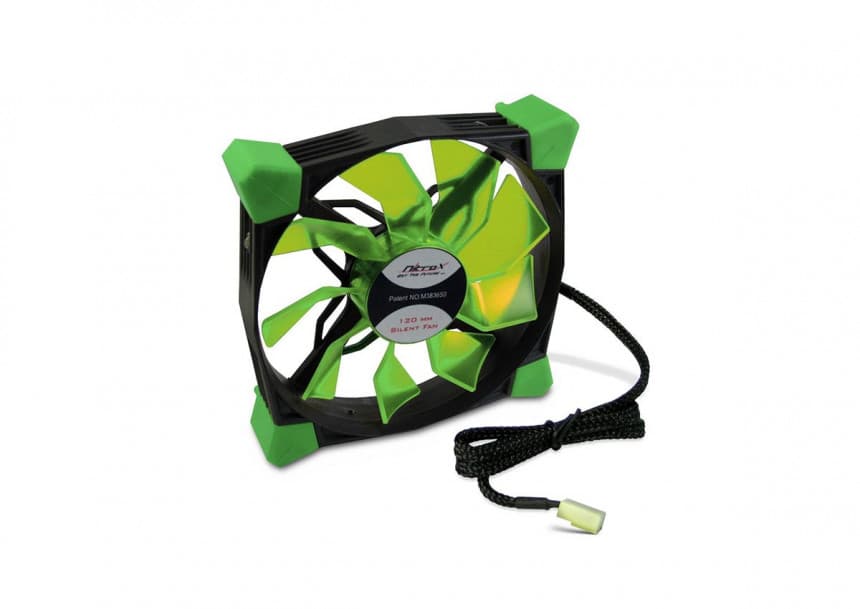 Ventilator InterTech Fan 120mm Nitrox N-120-GR LED 1