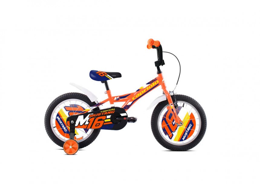 Dečiji bicikl Capriolo BMX Mustang 16" HT naranđzasto-plava (921115-16) 1