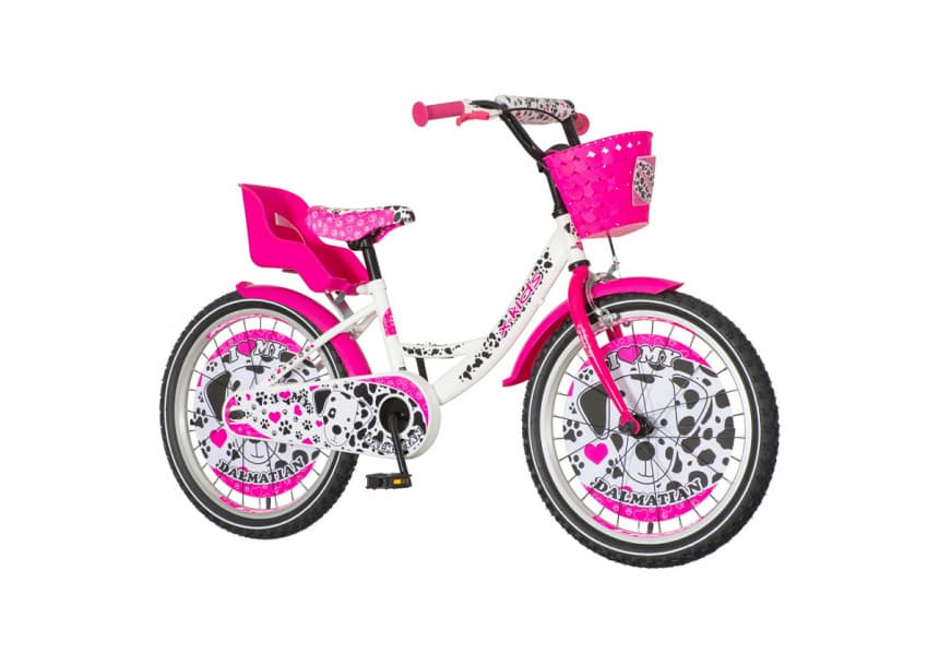 Kids bicikla visitor roza bela-dal200 (ven~1203058) 1