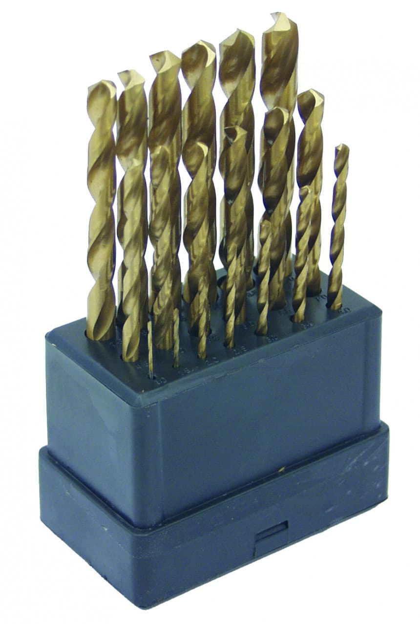 Burgije set 19 ∅ 1 10mm TITAN  EC 1119A 1