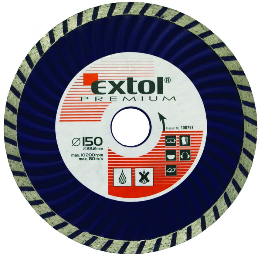 Dijamant sečivo  ø 125x222x2 mm  Turbo  EP 108752 1