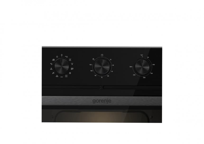 Ugradna rerna Gorenje Samostalna ugradna rerna multifunkcijska rerna 13P Mehanički tajmer Push&Pull komande Kružni grejač i ventilator za pečenje na više nivoa istovremeno 77 litara AirFry Fastpreheat Defrost PerfectGrill Pizza funkcija GentleBake AquaClean BO 6727 E03 X 2