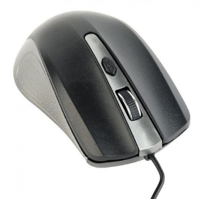 Gembird (MUS-4B-01-GB) Opticki mis 1200Dpi grey/black Usb 1