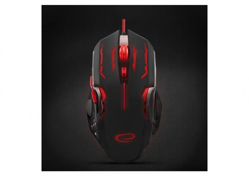 ESPERANZA EGM403R ZICNI MIS ZA GAMERS 6D OPT. USB MX403 APACHE CRVENI 1