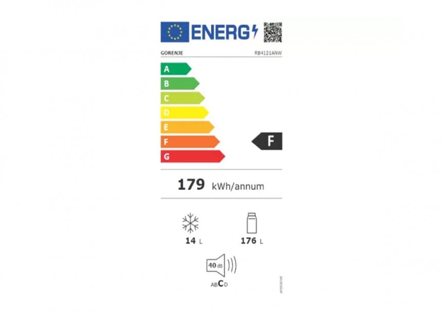 Frižider sa komorom Gorenje RB 4121 ANW 1 98 l Beli 3