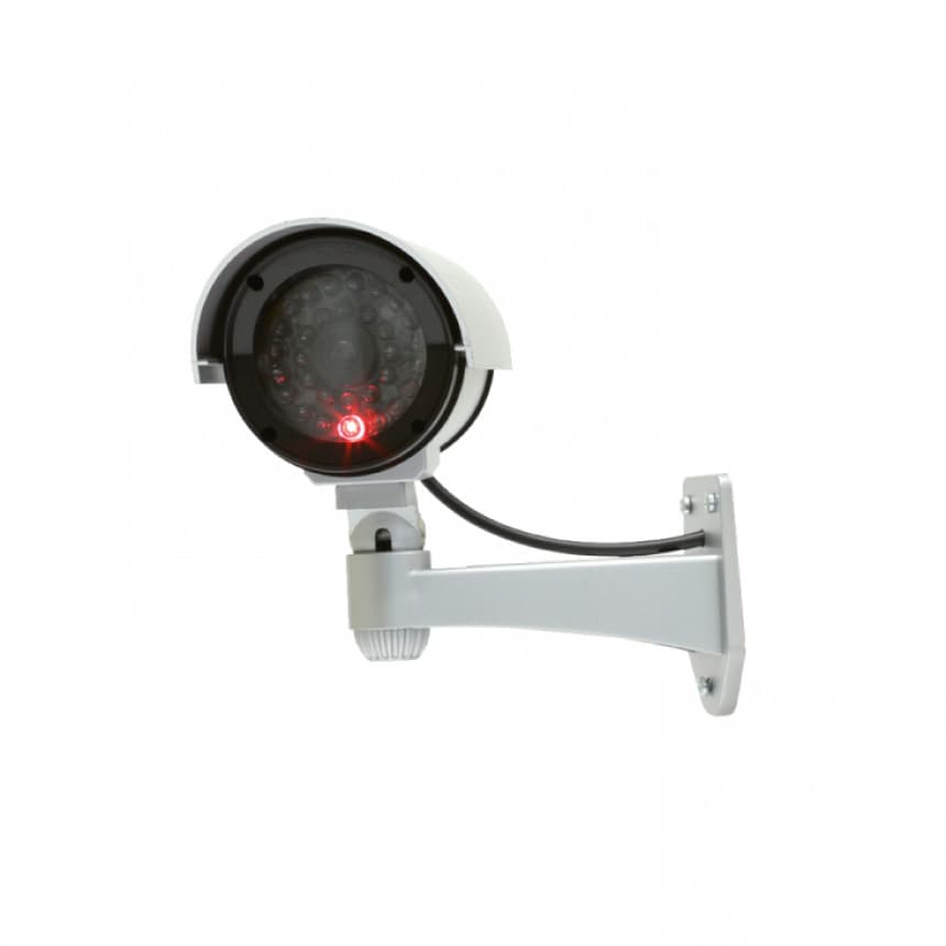 Lazna kamera srebrna HSK110 Outdoor dummy security camera IMITACIJA KAMERE 39530 2