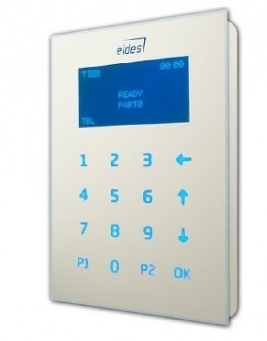 ELDES LCD šifrator žični EKB2 beli  2