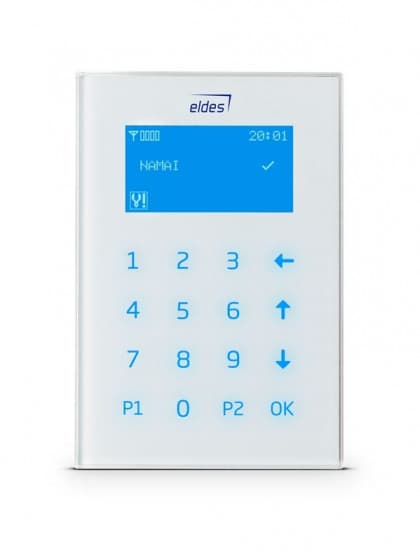 ELDES LCD šifrator žični EKB2 beli 