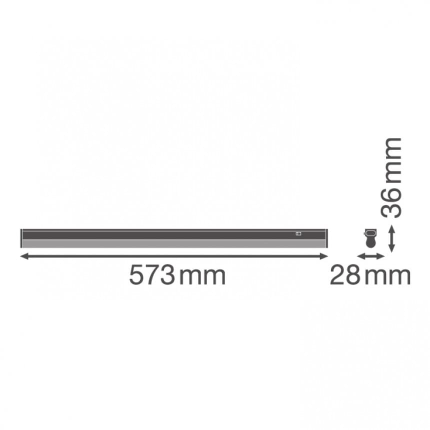 LED strela 57cm 8W LEDVANCE 4058075106130E 3