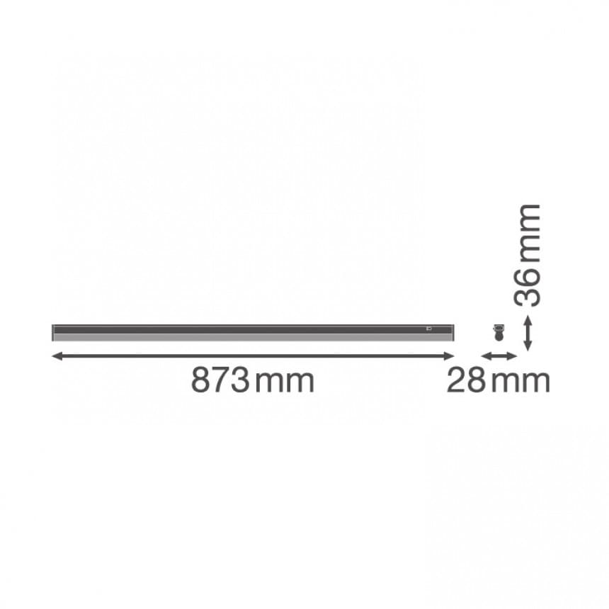 LED strela 87cm 12W LEDVANCE 4058075106192E 3