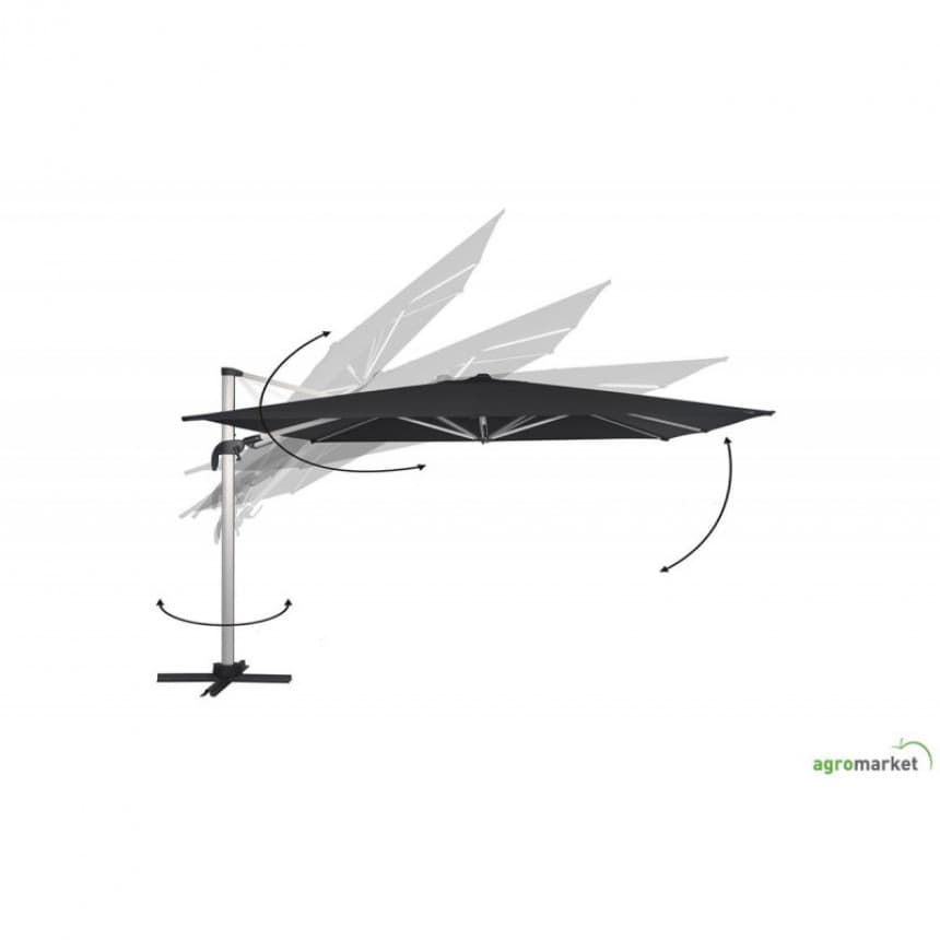 Manila suncobran crni 1