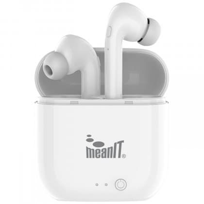 MeanIT Bežične stereo slušalice, Bluetooth v5.0, bele - TWS B50