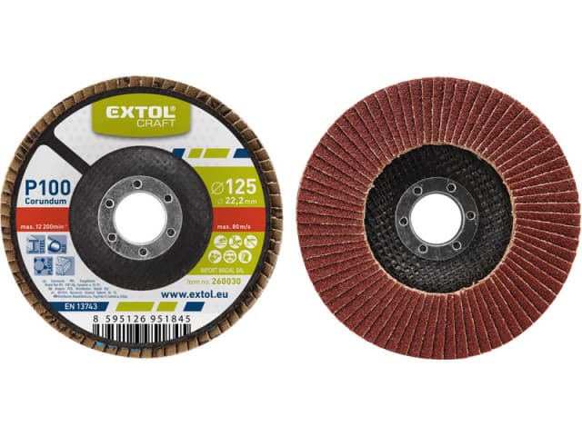 Lamelni brusni disk Extol Craft  115mm P100 (260010)