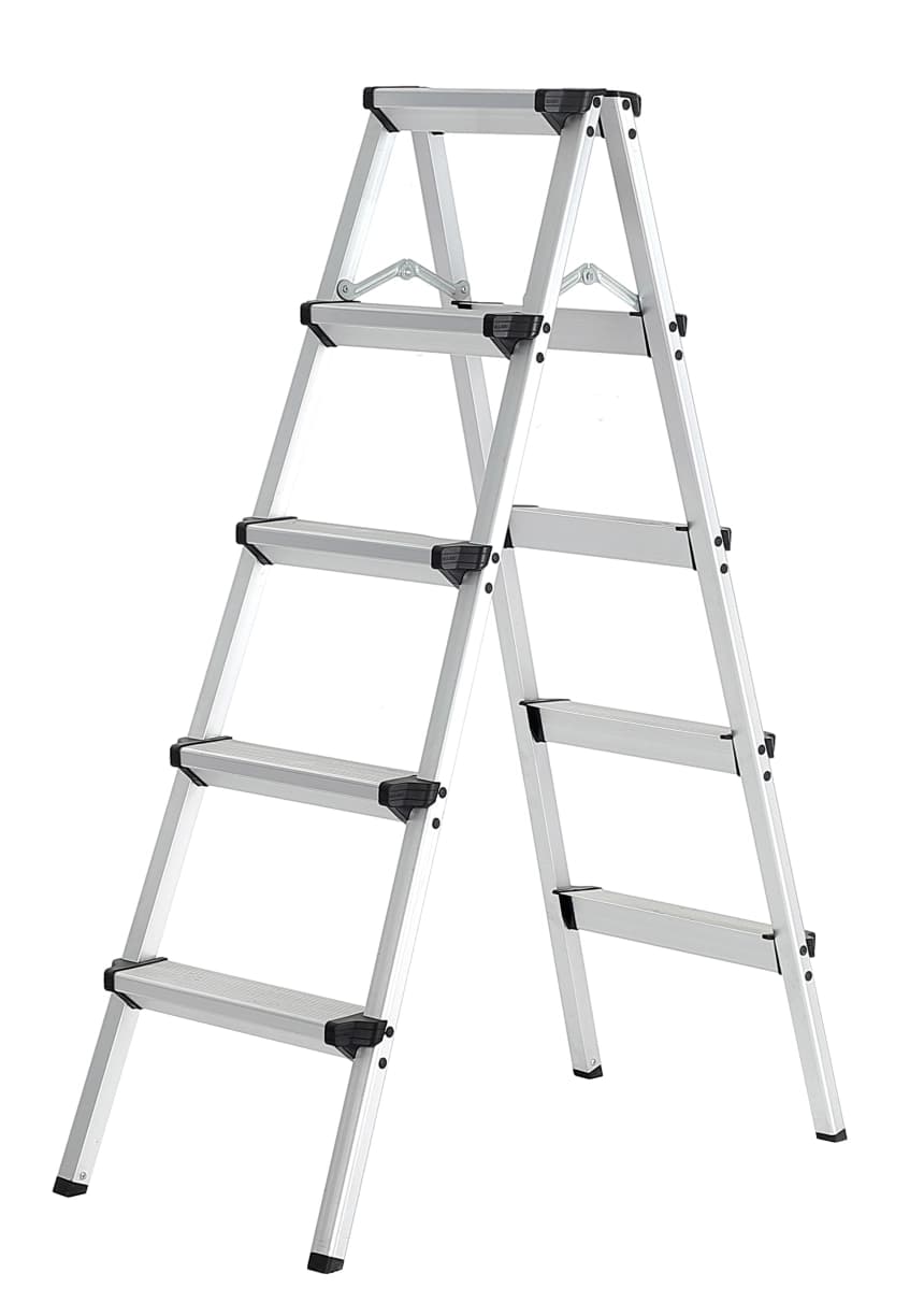 ATON Aluminijumske sklopive stepenaste merdevine 2x5 1.21m ATN-DLH505 1