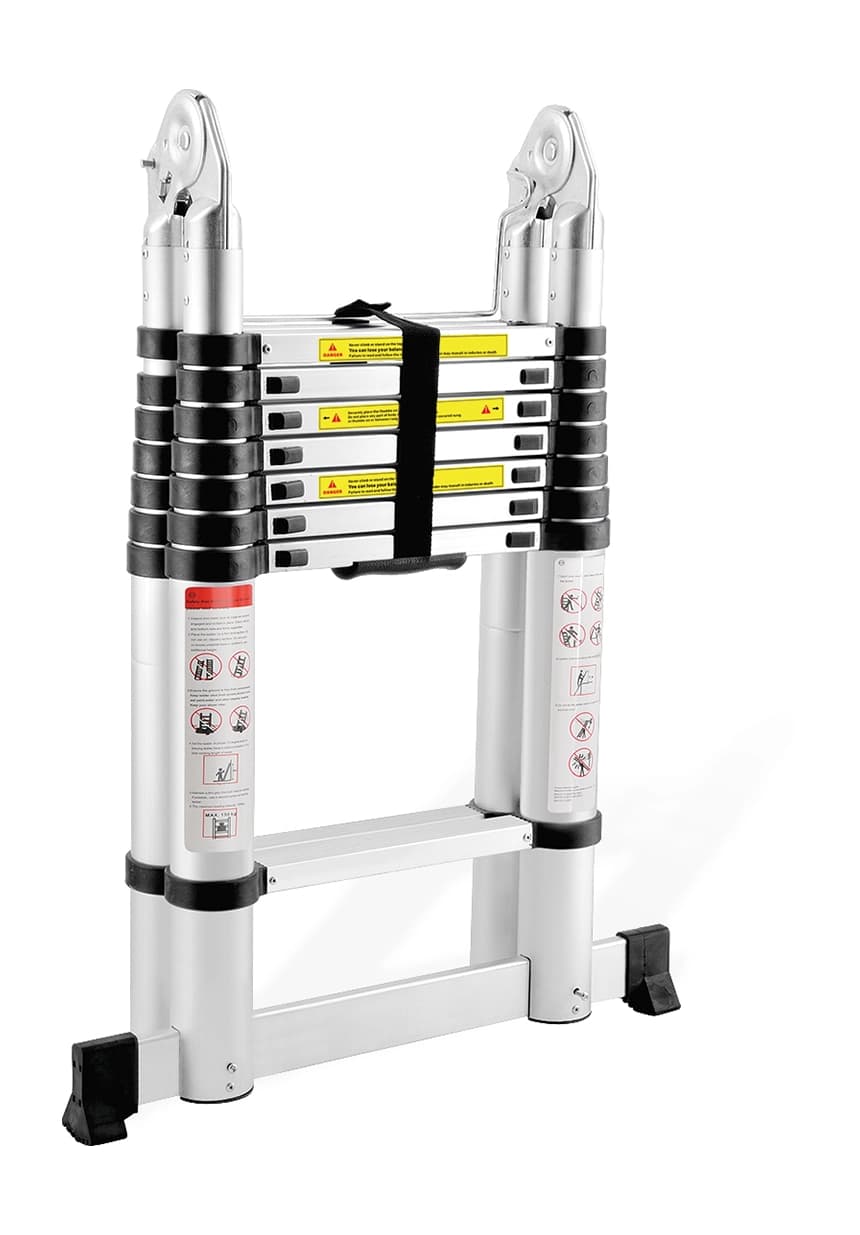 ATON  Aluminijumske teleskopske zglobne merdevine 2x6 3.80m ATN-DLT706B 1