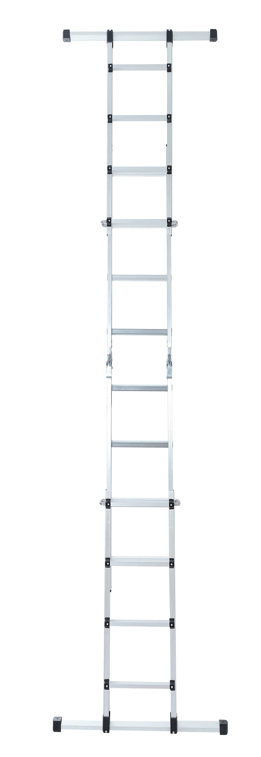 ATON  Aluminijumske teleskopske zglobne merdevine 4x4 4.08m ATN-DLM604 2