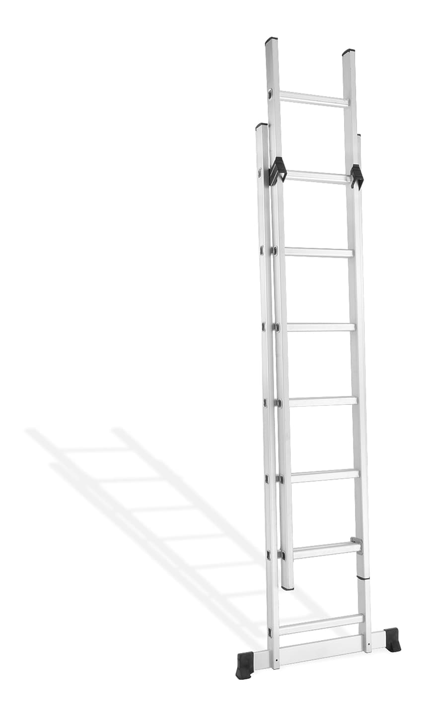 ATON  Aluminijumske dvodelne merdevine 2x7 3.10m ATN-DLE207 2