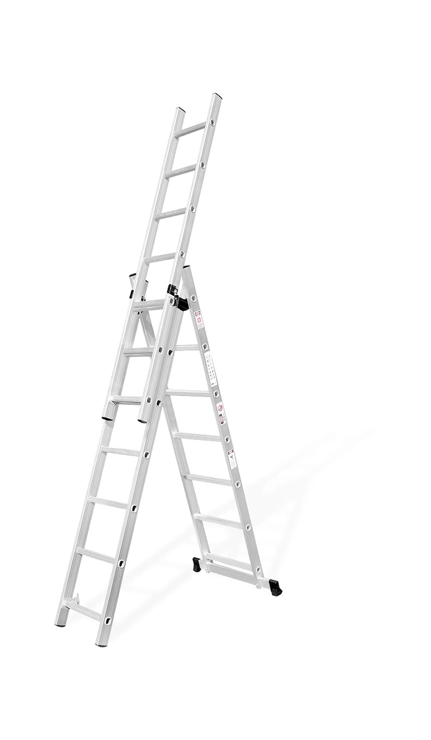 ATON  Aluminijumske trodelne  merdevine 3x7 4.42m ATN-DLE307 1