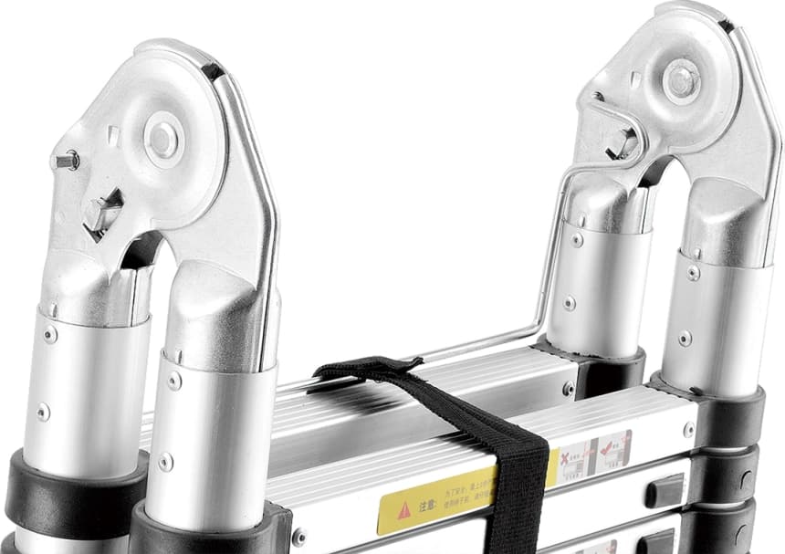 ATON  Aluminijumske teleskopske zglobne merdevine 2x6 3.80m ATN-DLT706B 4