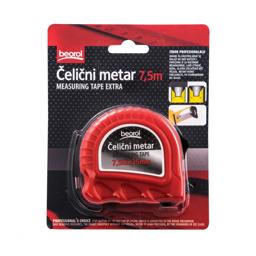 Metar čelični 7.5m 5