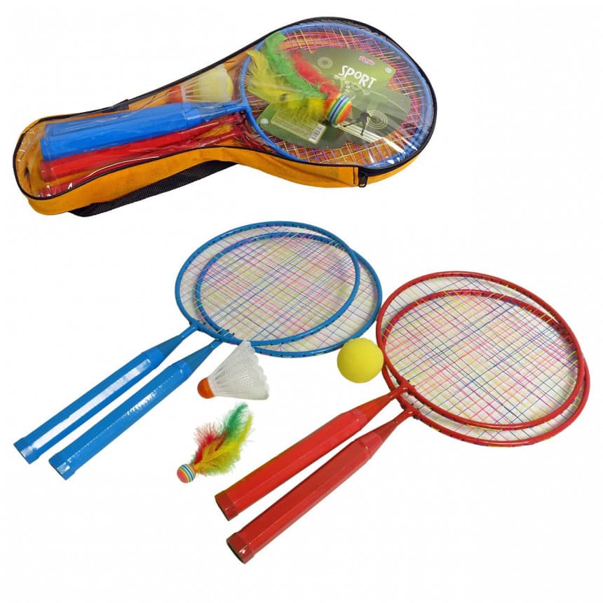 Set za badminton od 4 mini reketa i 3 vrste loptica 22-624000 1