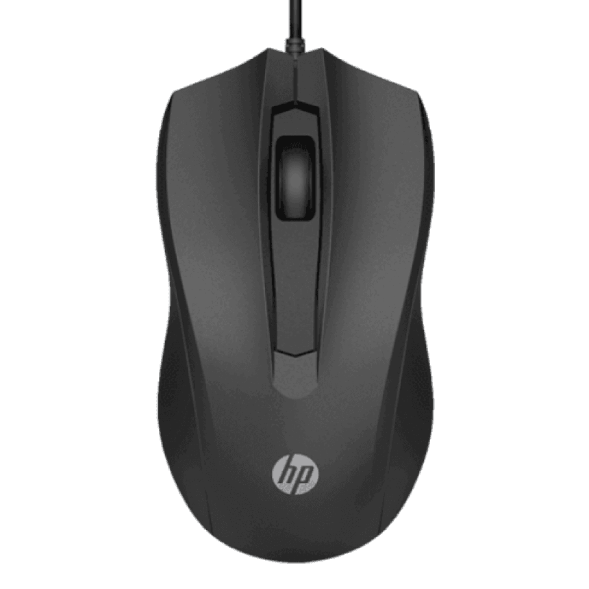 Miš HP 100 EURO žični/6VY96AA/crna 1