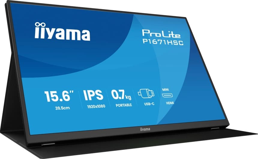 IIYAMA desktop P1671HSC-B! FHD, Speakerc , leather cover , B C 4