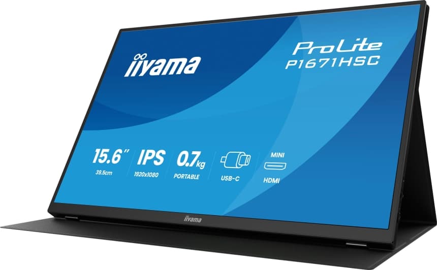 IIYAMA desktop P1671HSC-B! FHD, Speakerc , leather cover , B C 7