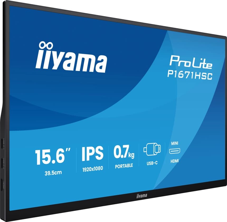 IIYAMA desktop P1671HSC-B! FHD, Speakerc , leather cover , B C 3
