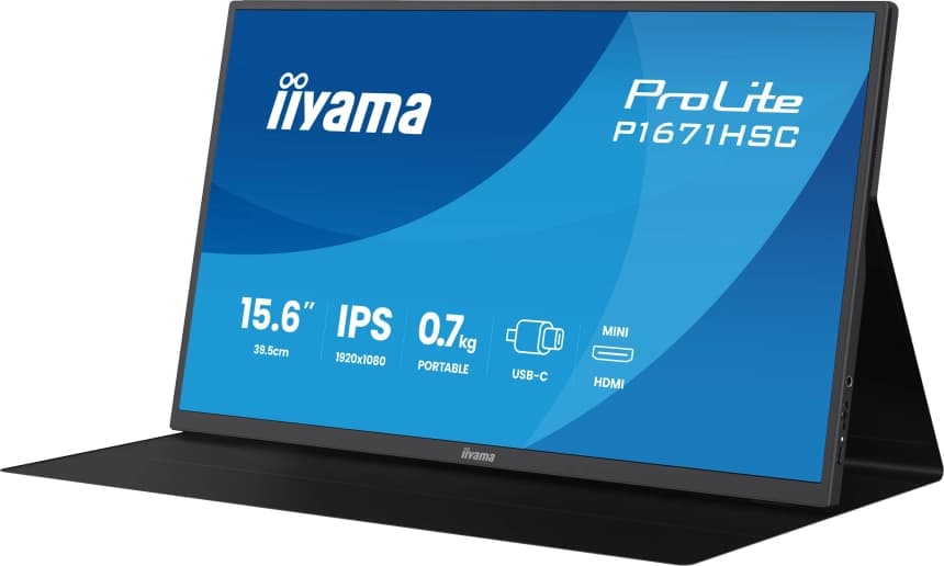 IIYAMA desktop P1671HSC-B! FHD, Speakerc , leather cover , B C 6