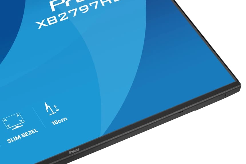 IIyama XB2797HSU-B1 27" IPS panel, 1920x1080 at 120Hz, EyeComfort, 15cm height adjustable stand, 350cd/m2, Speakers, HDMI, DisplayPort, 1ms MPRT, USB 2x3.2 plus 2x USB-C 9