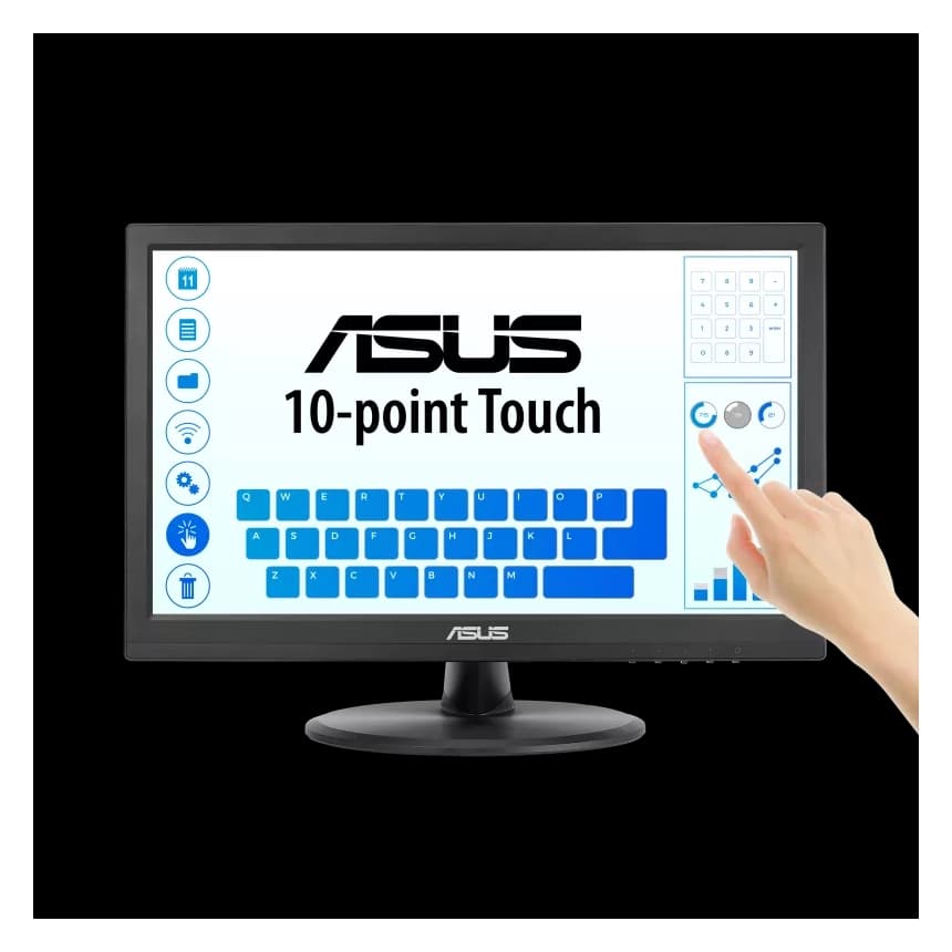 Monitor ASUS VT169HE 15.6"/IPS,touch/1920x1080/60Hz/5ms GtG/VGA,HDMI/VESA/crna 1