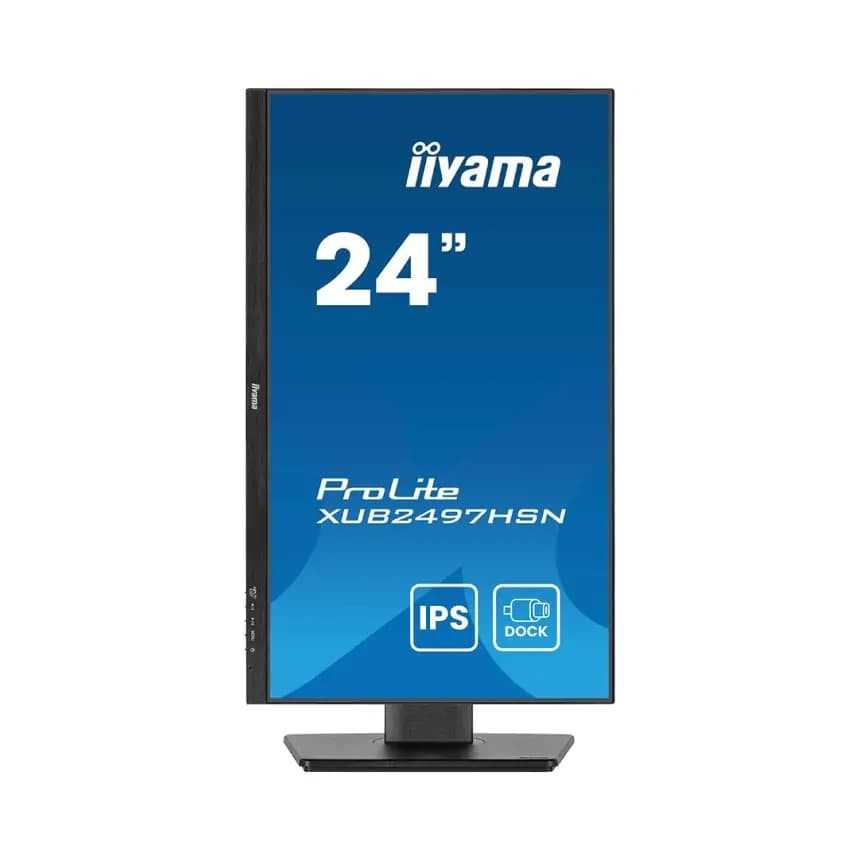 IIYAMA 23.8" XUB2497HSN-B2 1920x1080 100Hz, 1ms, USB C Docking 65W, RJ45 3