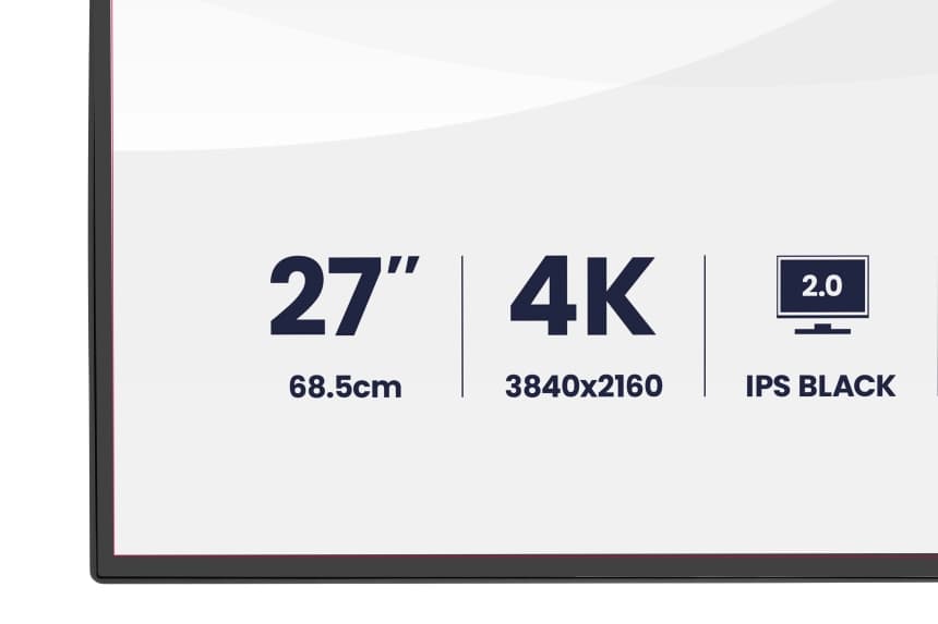 IIYAMA HB2701UHSNP-B1 27" IPS BLACK 2.0 panel, 3840x2160 UHD, DCI-P3 99%, Pantone Certified, Delta E 2, USB-C Dock (LAN 96W PD DP-OUT), 4ms, 15cm height adj. stand, 450cd/m2, CR 3000:1, HDMI, DisplayPort, Speakers, USB HUB (3x 3.2+1xC) 5