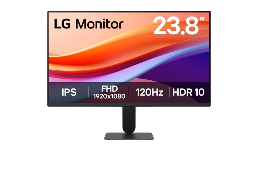 Monitor LG 24U41YA-B.AEUQ 23.8"/IPS/1920x1080/120Hz/5ms GtG/VGA, HDMI/Adaptive sync/VESA/crna 1