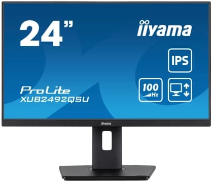 IIYAMA 23.8" XUB2492QSU-B1 2560x1440 100Hz, 0.5ms, USB Hub