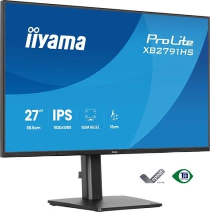 IIYAMA Monitor LED X2791HS-B1 27" IPS panel 1920x1080 120Hz 1ms MPRT 350cdm2 1500 1 Speakers HDMI DisplayPort