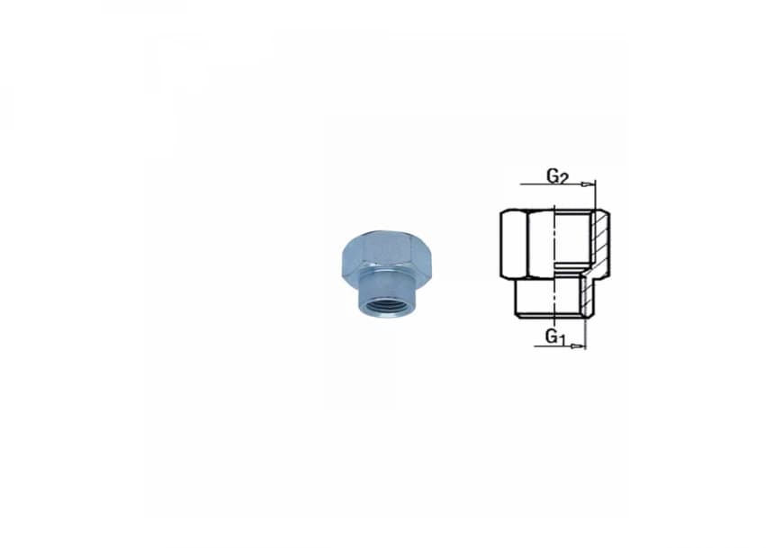 Muf reducir 3/8''-1/4'' 1