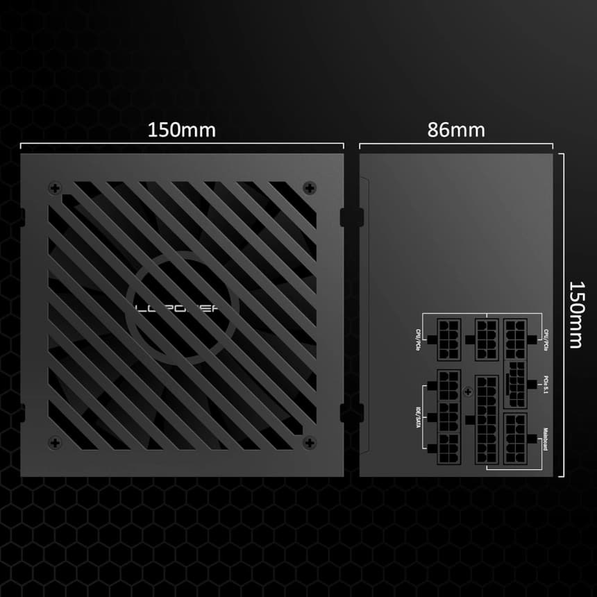 Napajanje 850W LC Power LC6850G-SI V3.1 80 Plus GOLD 4