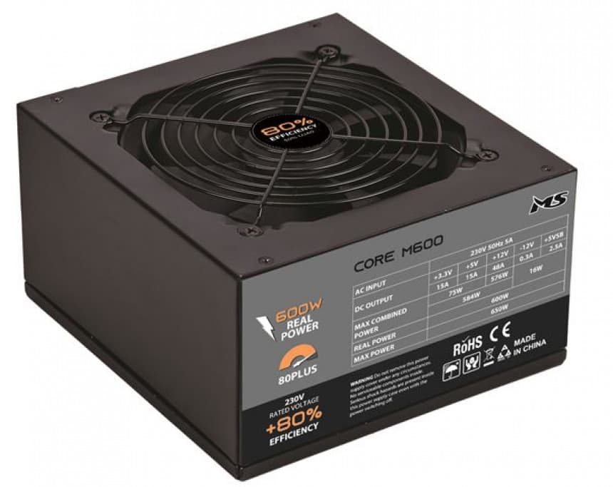 NAPAJANJE MS CORE M600 80+ 1