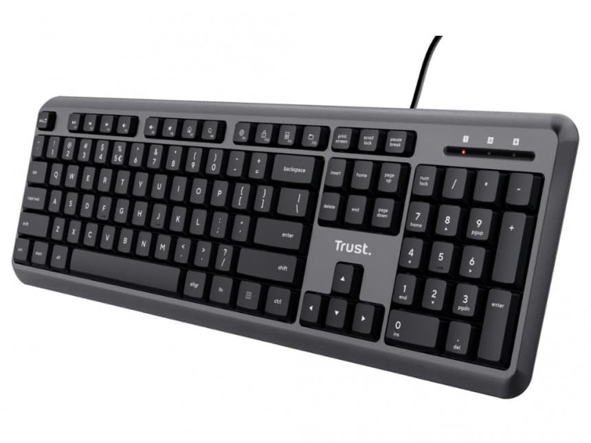 Tastatura TRUST ODY žična/US/crna 1