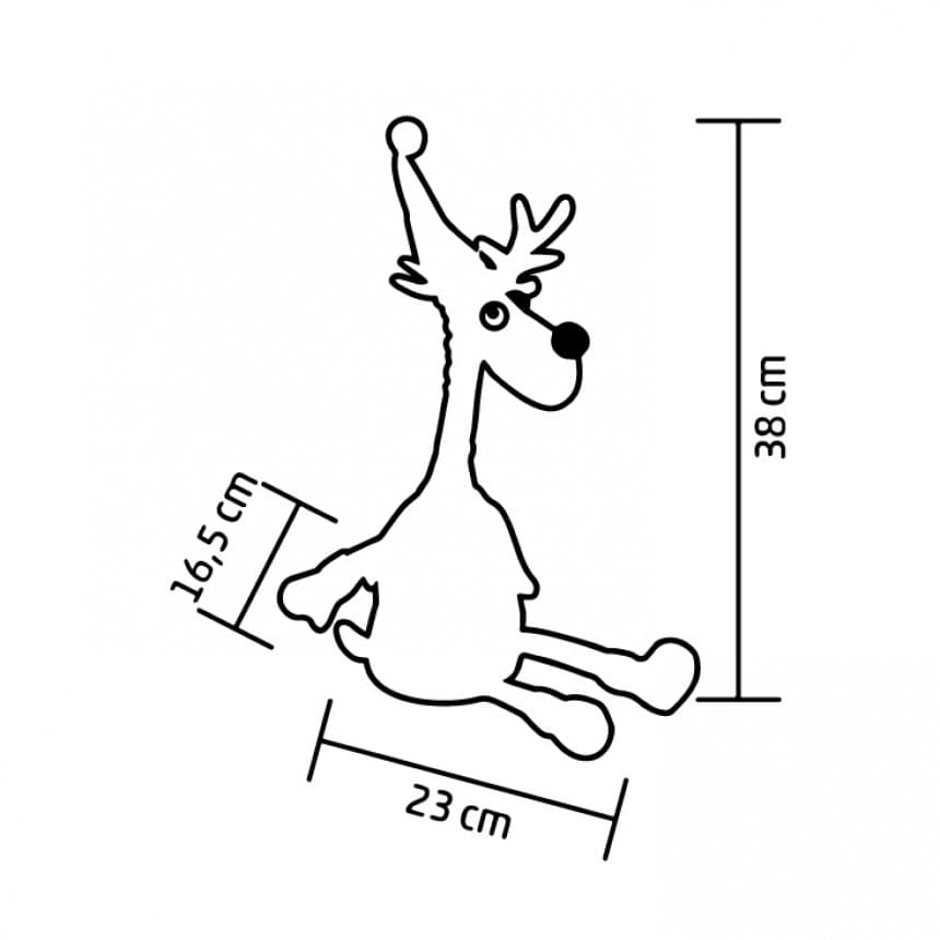 Plišani pevajući irvas KDD38 3