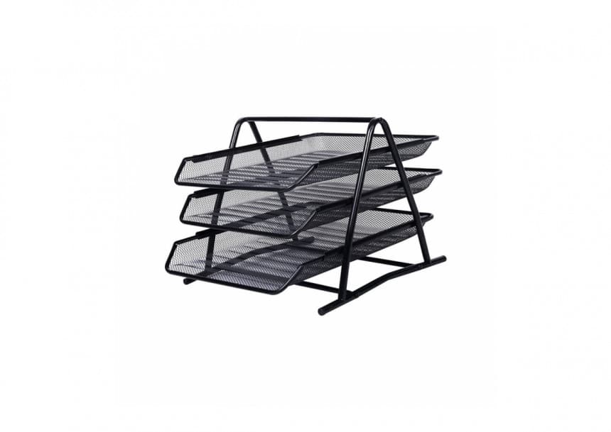 Polica žičana crna 1/3 1