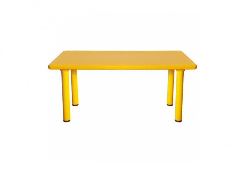 Pravougaoni sto žuti 1