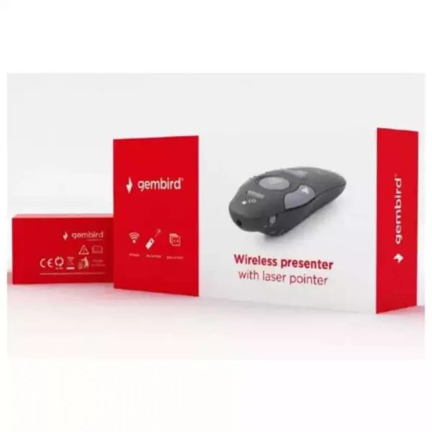 WP-L-01 Gembird Wireless prezenter, laser pointer 2