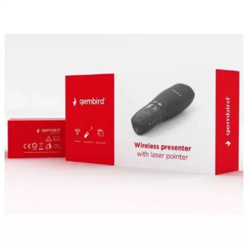 WP-L-02 Gembird Wireless prezenter, laser pointer 4