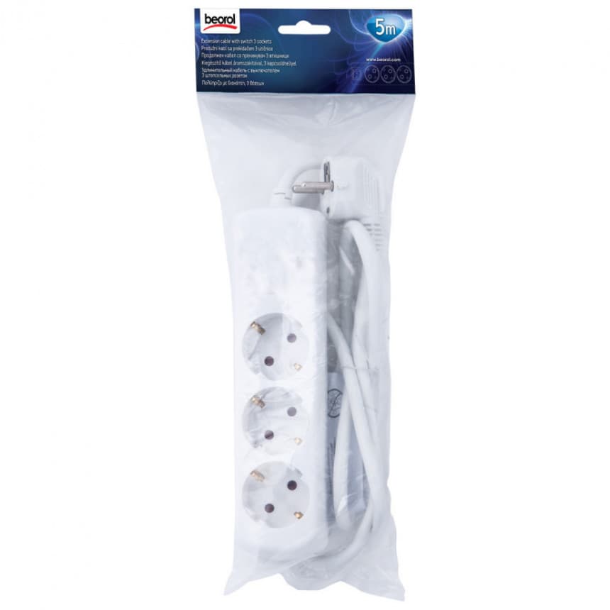 Produžni kabl 3 utičnice 5 m 3