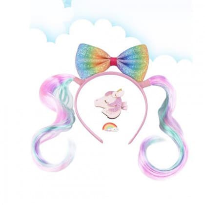 Rajf za kosu Unicorn mašna