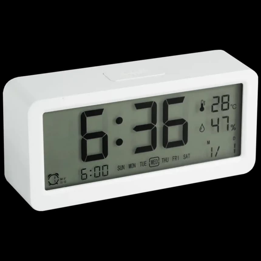 MeanIT Sat sa alarmom, termometrom i merenjem vlažnosti vazduha - A1 1