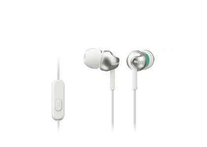 Sony MDR-EX110APW (bele)